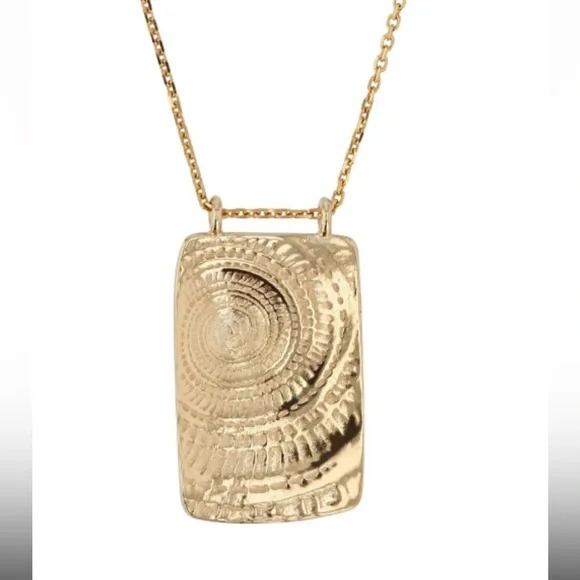 NIB Sarah and Sebastian 10k solid gold Siren necklace sold out never worn!